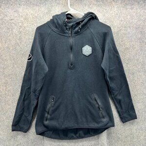 Levelwear Verve Hoodie Womens Medium Black Half Zip Boston Bruins hockey NHL